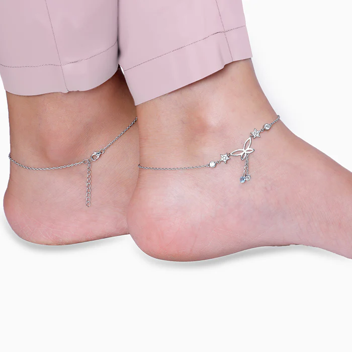 Silver Anklets