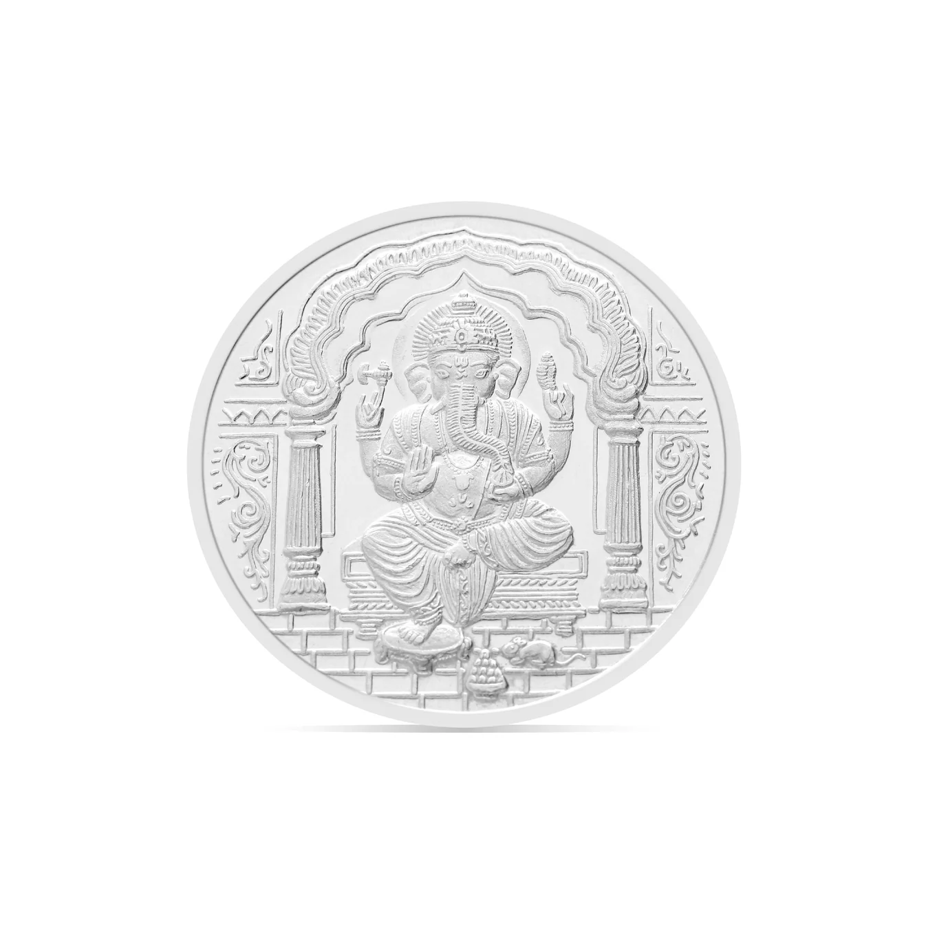 100 gm Ganesha Silver Coin