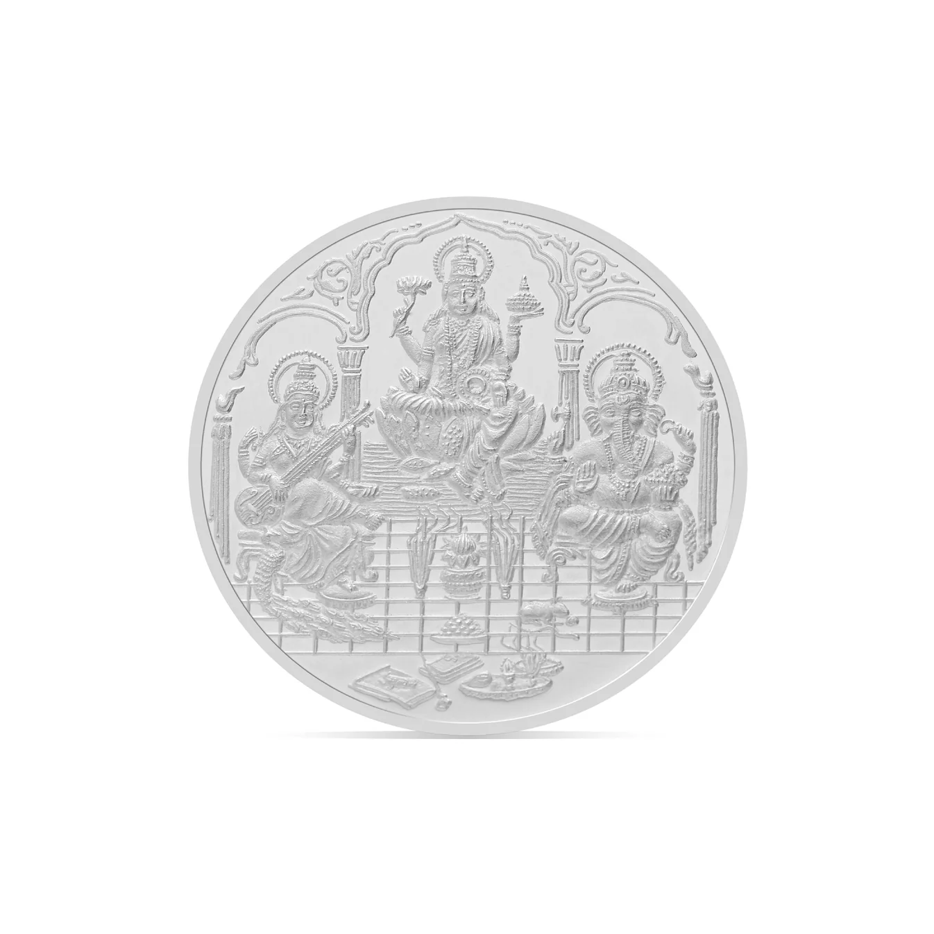 100 gm Trimurti Silver Coin