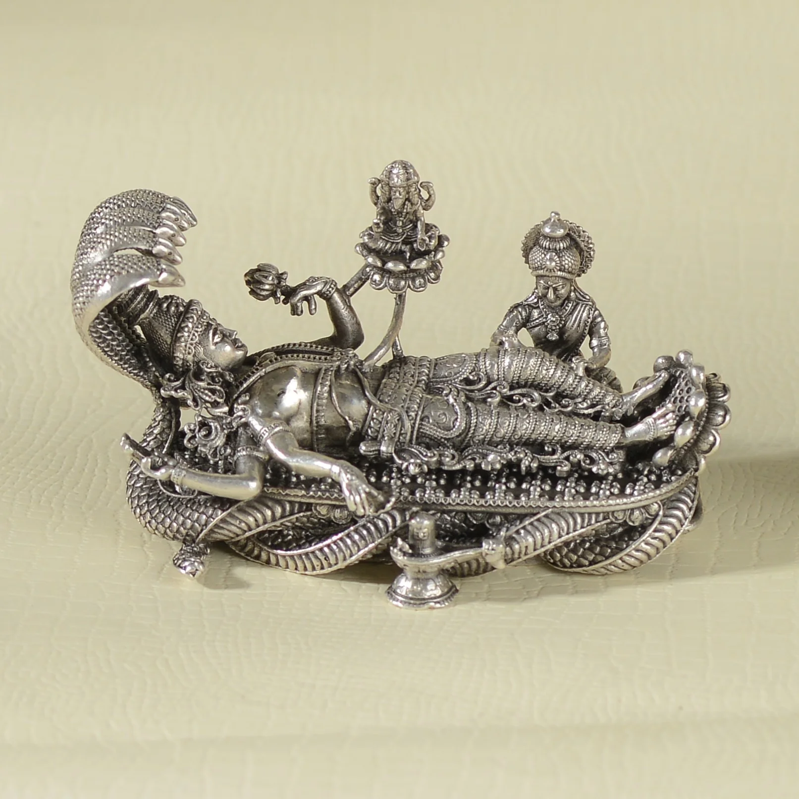 Silver Vishnu Idol